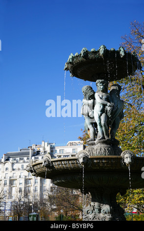 Fountain in park Stock Photo