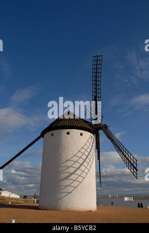 windmill, Campo de Criptana, Ciudad Real Province, Castile-La-Mancha, Spain Stock Photo