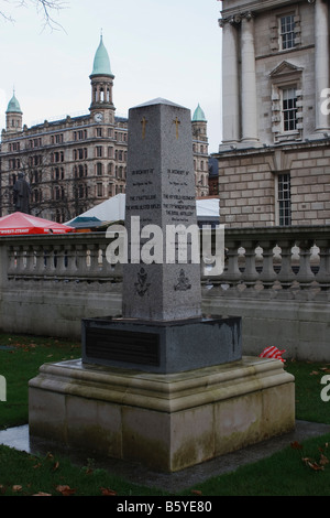 Memorial for the Korean War at Belfast City Hall Stock Photo