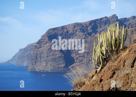 Acantilados de Los Gigantes, Los Gigantes, Santiago del Teide, Tenerife, Canary Islands, Spain Stock Photo