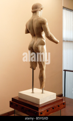 The Ephebus of Agrigento, Archaeological Museum, Agrigento, Sicily Stock Photo