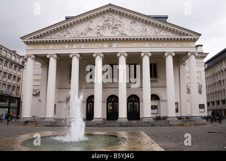 Theatre Royal de la Monnaie theatre in Brussels, Belgium. (44) Stock Photo