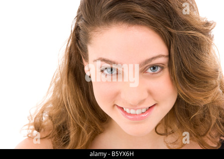 Portrait Of Woman Smiling Stock Photo