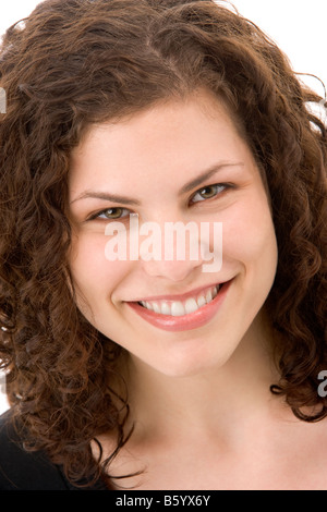 Portrait Of Woman Smiling Stock Photo