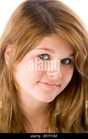 Portrait Of Teenage Girl Stock Photo