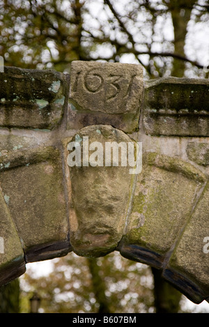 Architectural detail at Shibden Hall, Halifax, West Yorkshire, England Stock Photo