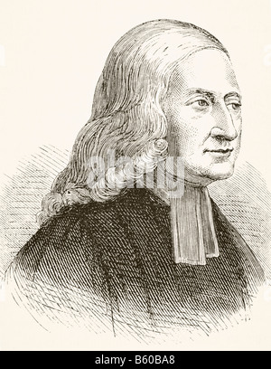 John Wesley, 1703 - 1791. Anglican clergyman and evangelist, founder of Methodist movement. Stock Photo