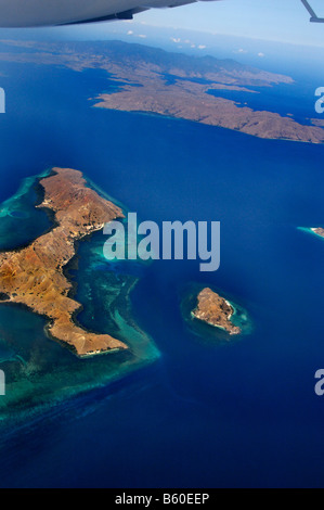 View of the islands near Flores-Komodo, Indonesia, Asia Stock Photo