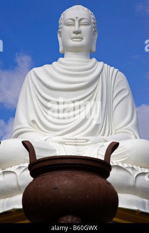 White Buddha, 24m high, Nha Trang, Vietnam, Asia Stock Photo