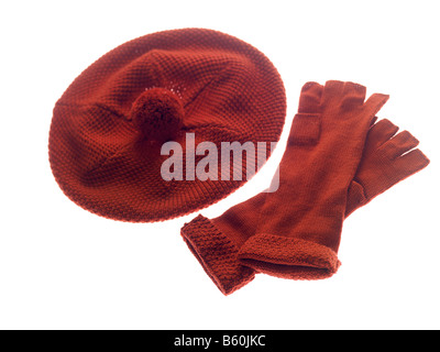 Woolen Hat and Gloves Stock Photo
