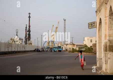 Harbour, Massawa, Red Sea, Eritrea, Horn of Africa, East Africa Stock Photo