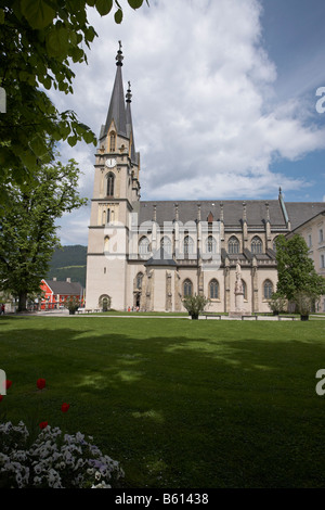 Abbey and Parish Church of St. Blasius, Admont, Styria, Austria, Europe Stock Photo