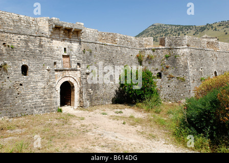 Ali Pasha Fortress in Porto Palermo, Albanian Riviera, Albania, the Balkans, Europe Stock Photo