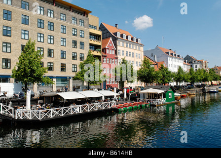 Christianshavn Canal, Copenhagen, Denmark, Scandinavia, Europe Stock Photo