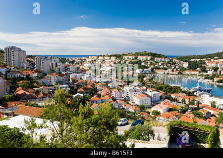 Port of Dubrovnik, Ragusa, Dubrovnik-Neretva, Dalmatia, Croatia, Europe Stock Photo