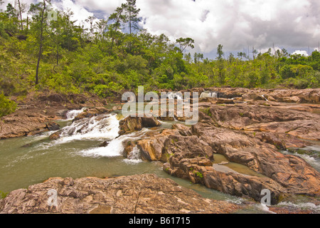 CAYO DISTRICT BELIZE Rio On pools in the Mountain Pine Ridge Forest Reserve