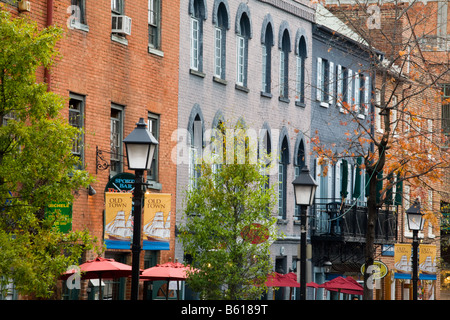 King Street, Old Town, Alexandria, Virginia, USA. Stock Photo