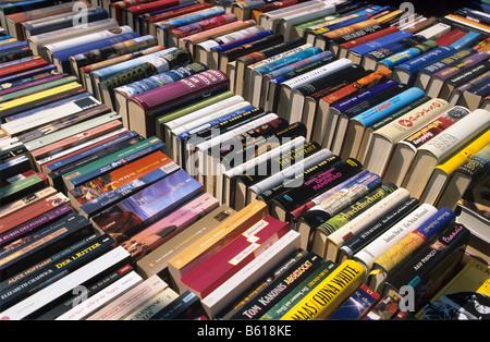 Second-hand book market Stock Photo