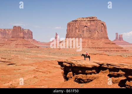 view from John Ford Point in Monument Valley Stock Photo