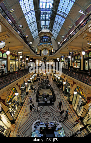 Queen Victoria Building, interior view of the shopping centre, Sydney, Australia Stock Photo