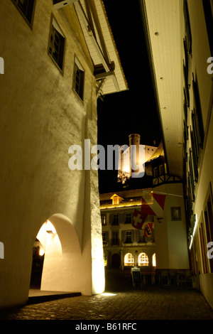 Rathausplatz and Palace, Thun, Switzerland Stock Photo