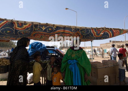 Women at Sabha market Fezzan Libya Stock Photo