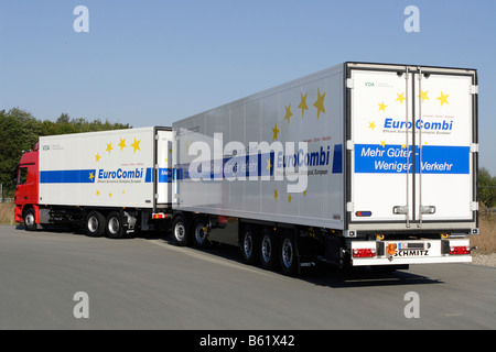 Euro-Combi, 60 ton truck Stock Photo