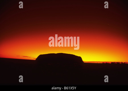 Uluru, Ayers Rock at sunrise, Northern Territory, Australien Stock Photo