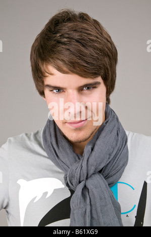 Young man smiling Stock Photo