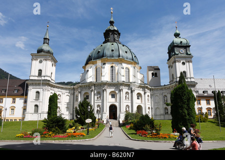 Ettal Abbey Church, Upper Bavaria, Germany, Europe Stock Photo