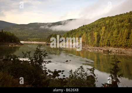 Skeena River in British Columbia Stock Photo