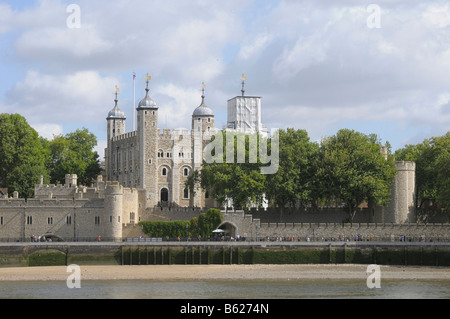 White Tower, London, Great Britain, Europe Stock Photo