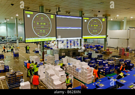 Display panel used for auctioning off fish at the Sydney Fish Market, New South Wales, Australia Stock Photo