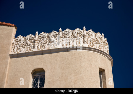 Lensic Theater located at 211 West San Francisco Street, Santa Fe in New Mexico, USA Stock Photo