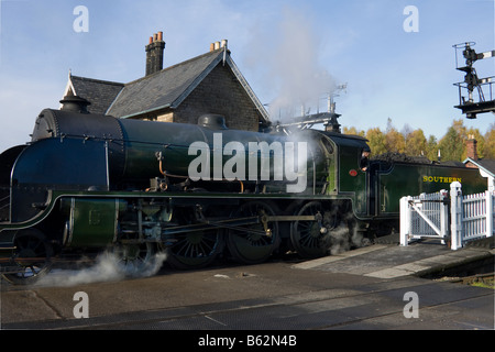 Grosmont Railway Station, Whitby, North Yorkshire Moors Railway, UK Stock Photo