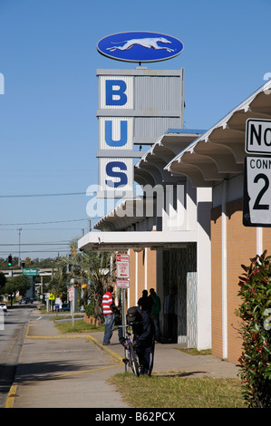 Greyhound Bus Station Savannah Georgia America USA Stock Photo