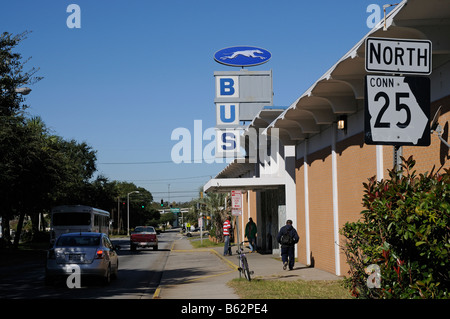 Greyhound Bus Station Savannah Georgia America USA Stock Photo