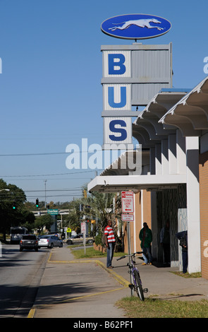 Greyhound Bus Station Savannah Georgia America USA Stock Photo