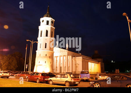 Vilnius Cathedral, Lithuania Stock Photo