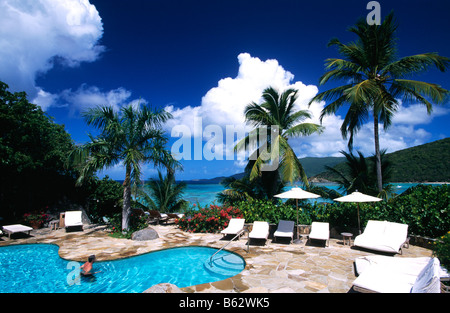 Little Dix Bay Resort on Virgin Gorda British Virgin Islands Caribbean Stock Photo