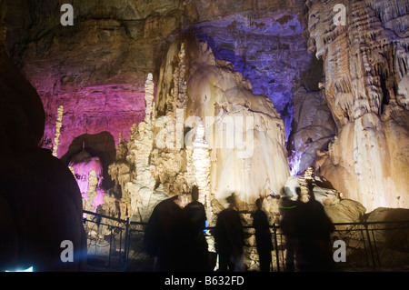 China Guizhou Province Zhijin Cave largest in China 10 km long and 150 high Stock Photo