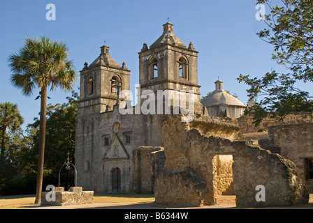 San Antonio Missions, Concepcion (AKA Franciscan mission of Nuestra Senora de la Purisima Concepcion), State Historic Site Stock Photo