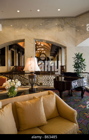 lobby, Ritz Carlton Hotel, Doha, Qatar Stock Photo