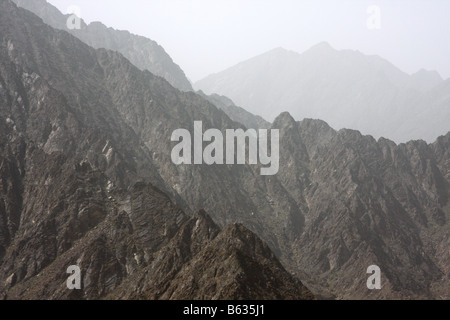 HATTA MOUNTAINS IN DUBAI Stock Photo