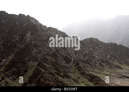 HATTA MOUNTAINS IN DUBAI Stock Photo