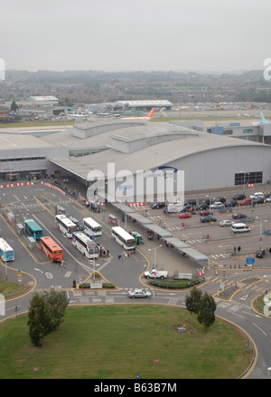 The new terminal building at Luton Airport Stock Photo