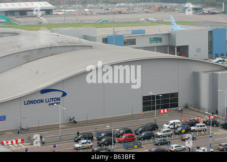 The new terminal building at Luton Airport Stock Photo