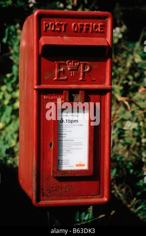 Post Box (Lamp Box variety) Stock Photo