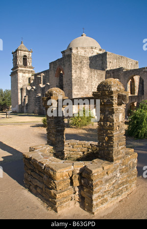 San Antonio Missions, San Jose (AKA San Jose y San Miguel de Aguayo), State Historic Site Stock Photo