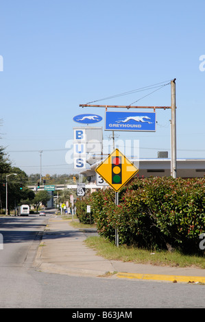 Greyhound Bus Station Savannah Georgia America USA Stock Photo